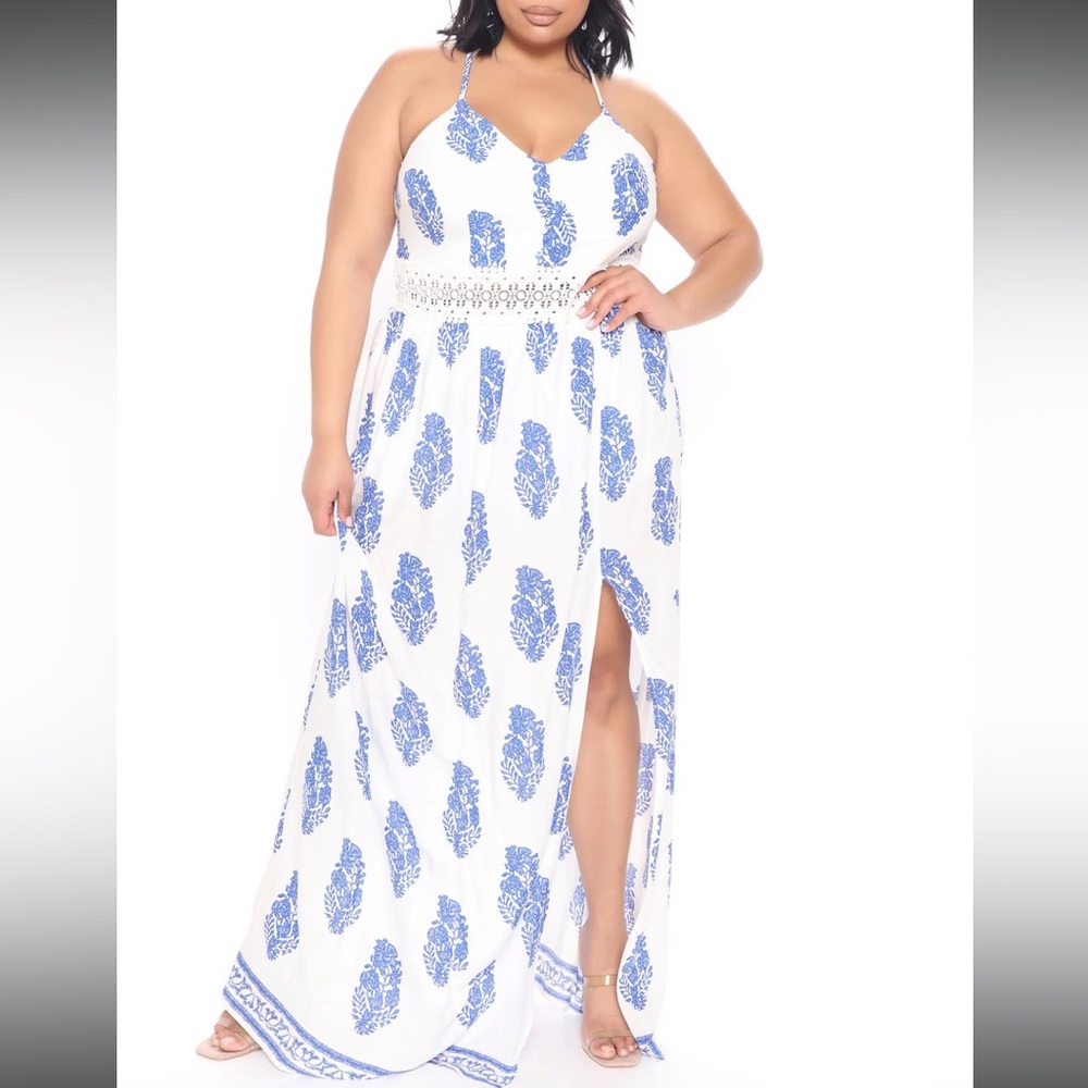 Holy Slit Dress - Fashion Nova
